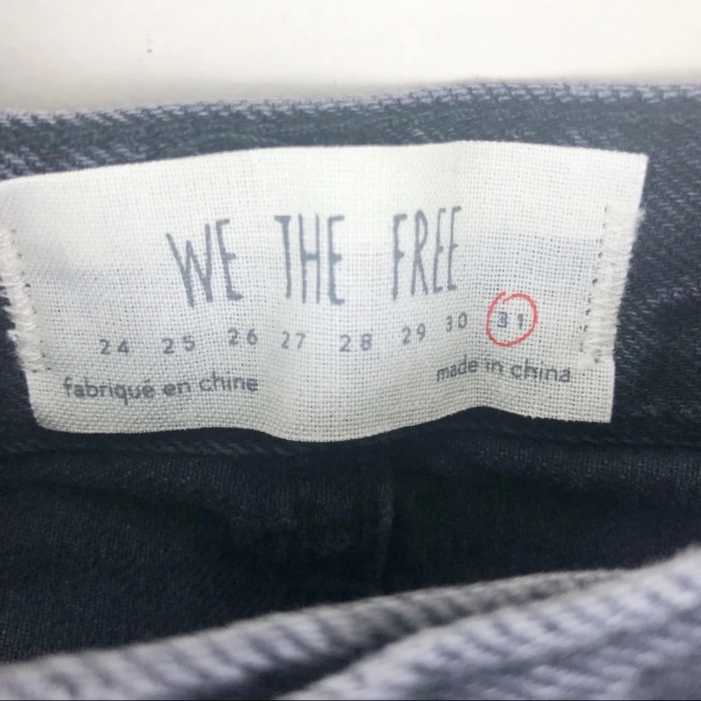 Free People hem jeans soft